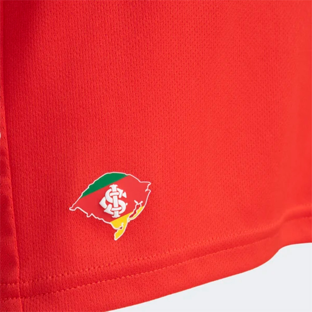 Camisa Oficial Internacional I 22/23 Masculina Vermelho Bege