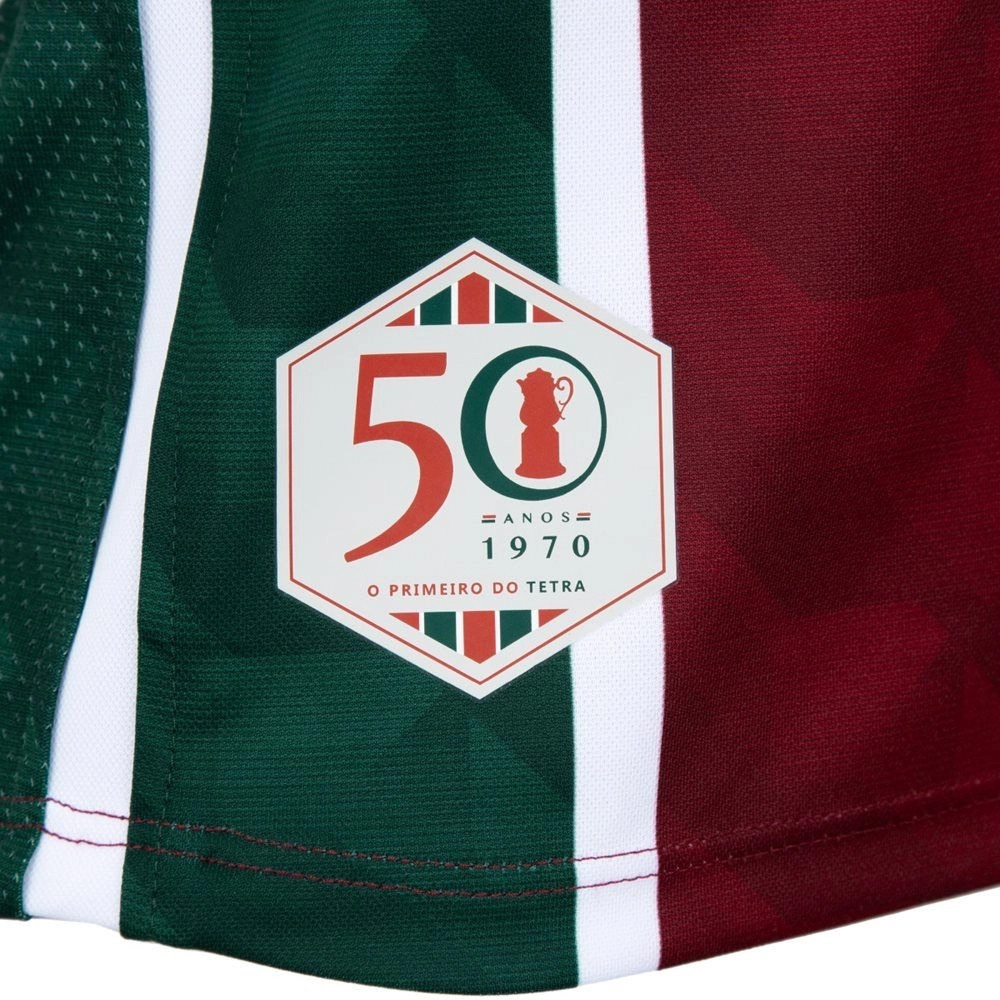 Camisa Oficial Fluminense I 20/21 Masculino Verde Bordô Branco