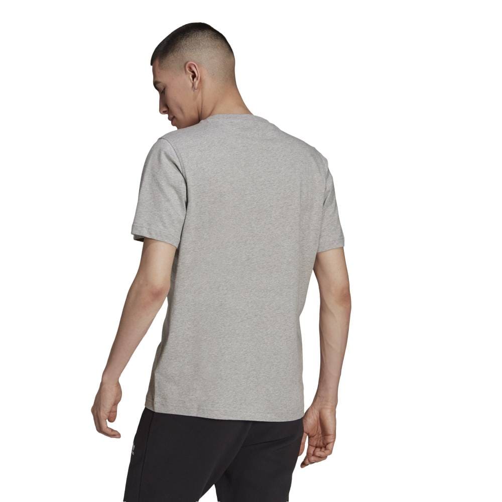 Camiseta Adidas Originals Adicolor Classics Trefoil Cinza Branco