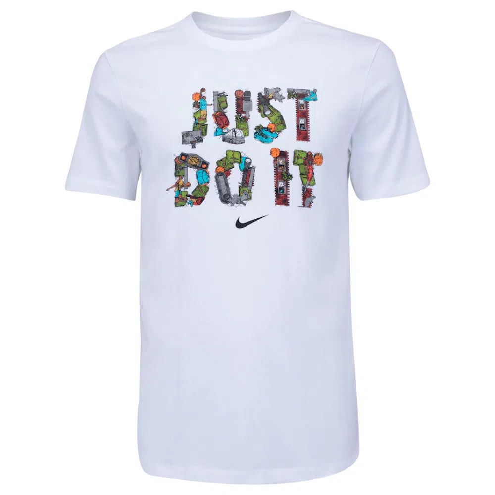 Camiseta NBA Just do It Branca