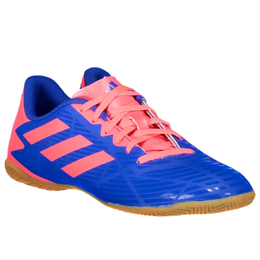 Chuteira Adidas Futsal Artilheira V Azul Rosa