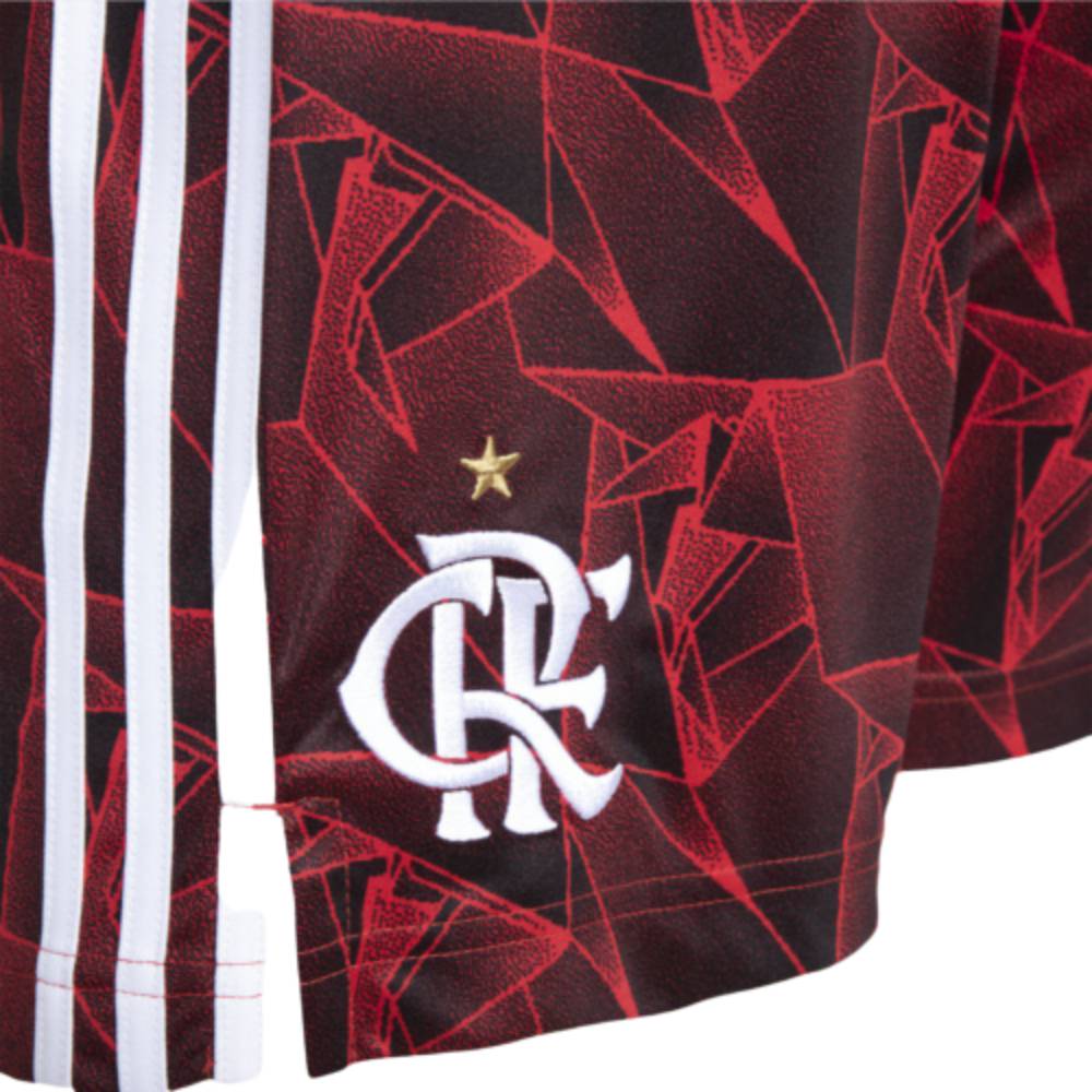 Short Adidas Flamengo II 2021 Vermelho Preto