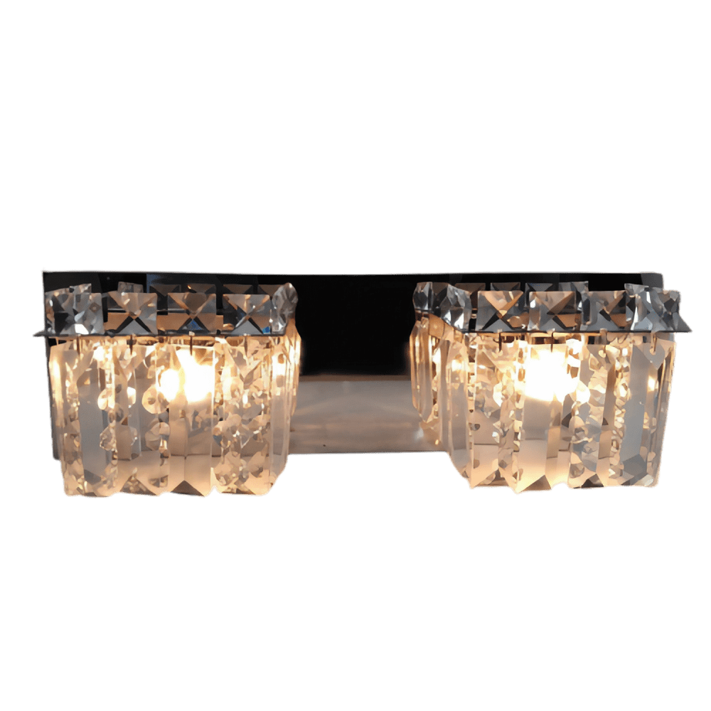 Arandela Cristal Dupla Cromado/Cristal Transparente 2xG9 Alta Luce 1338-w