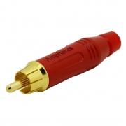 Amphenol Plug Conector RCA Vermelho ACPR-RED