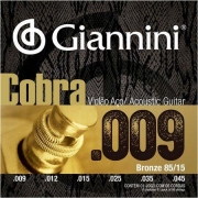 Encordoamento para Violão Aço Giannini 009-045 - Cobra GEEWAK