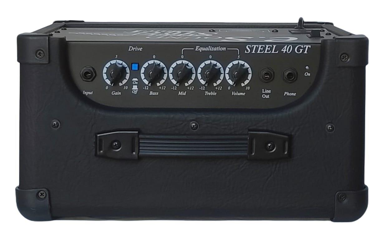 Amplificador Cubo para Guitarra Steel 40GT Preto (8''/30w RMS)