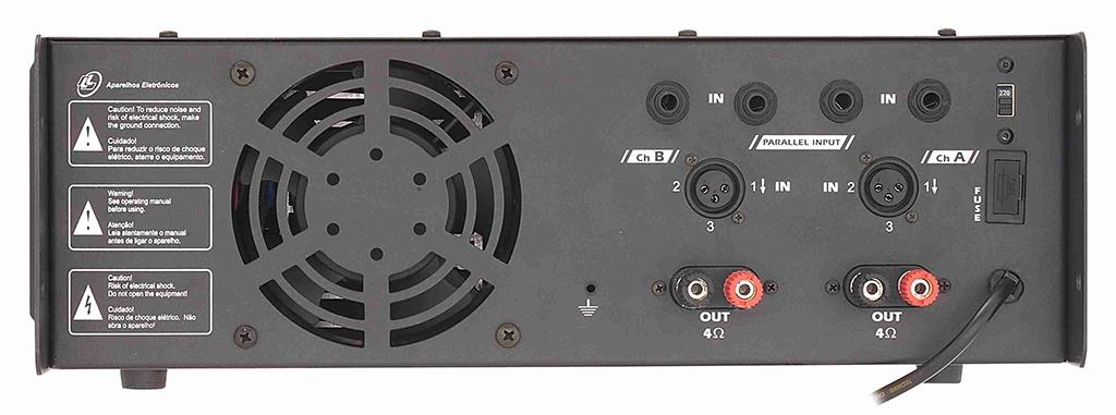 Amplificador de Potência LL Audio PRO4000 (1000w RMS)