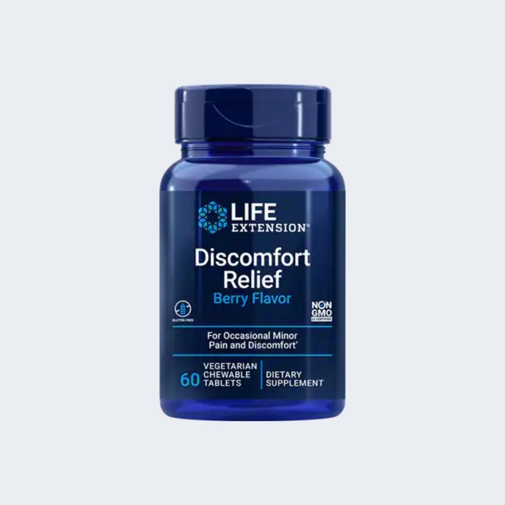 PEA Discomfort Relief - 60 Tablets 600 mg - LIFE EXTENSION