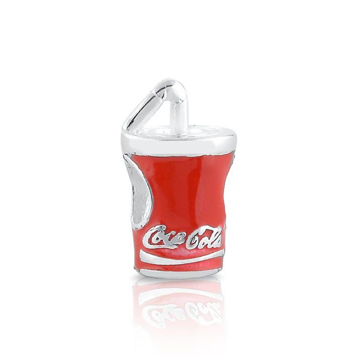 Berloque Coca Cola com Canudo