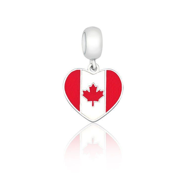 Berloque Coração Canadá