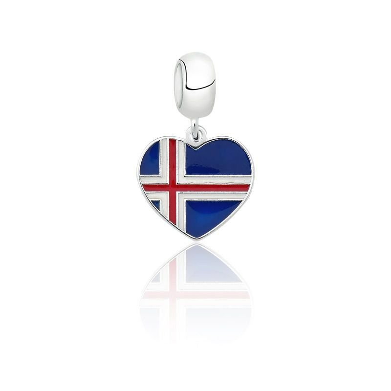 Berloque Coração Islândia