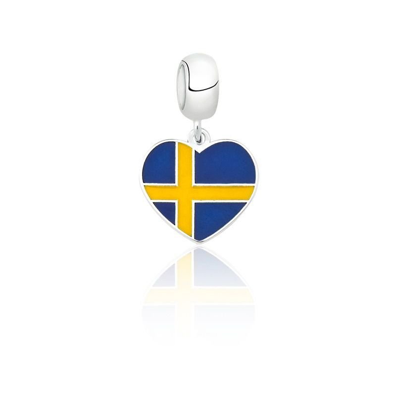 Berloque Coração Suécia