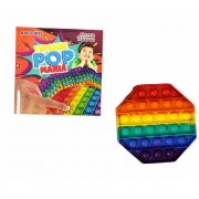 Pop It Fidget Brinquedo Sensorial Anti-Estresse Octógono - Pop Mania