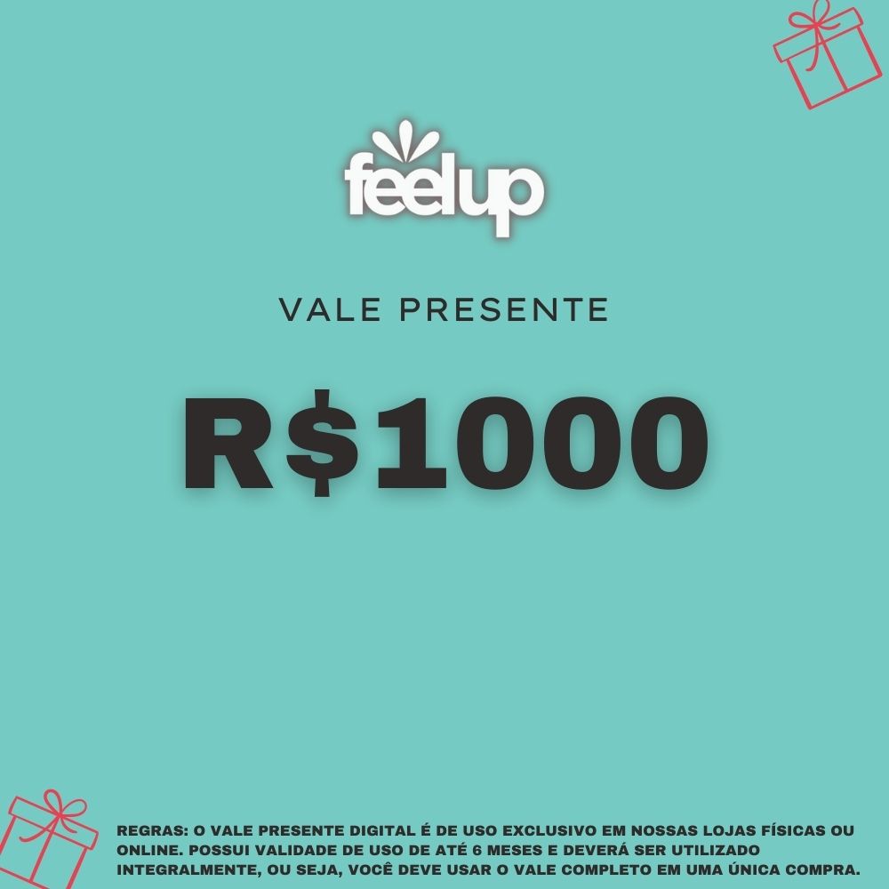 VALE PRESENTE R$1000