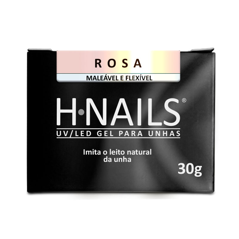 Gel para Unhas H-Nails Hintz Cosmetics Rosa Uv/Led 30G