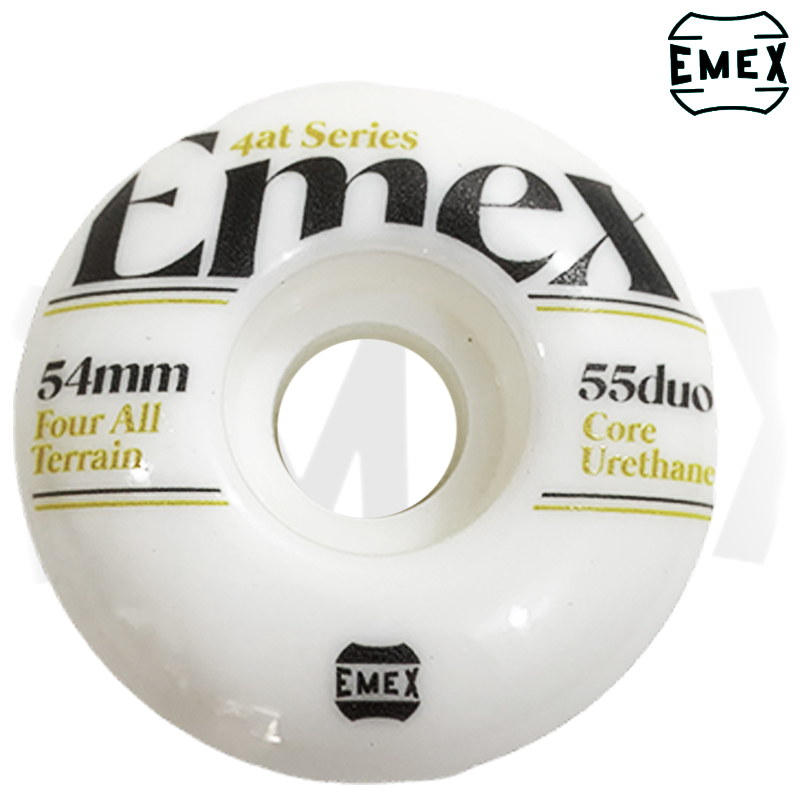 Rodas EMEX 54mm 102A de Dureza importadas