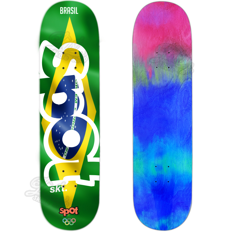 Shape para Skate SPOT Skateboards 8.50 fibber glass - Brasil