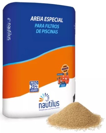 Areia Especial para Filtros 25kg - Nautilus - Ecn-074.00