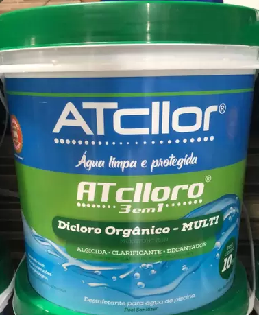 Cloro Limper Atcllor 3 Em 1 Multifunção 10Kg