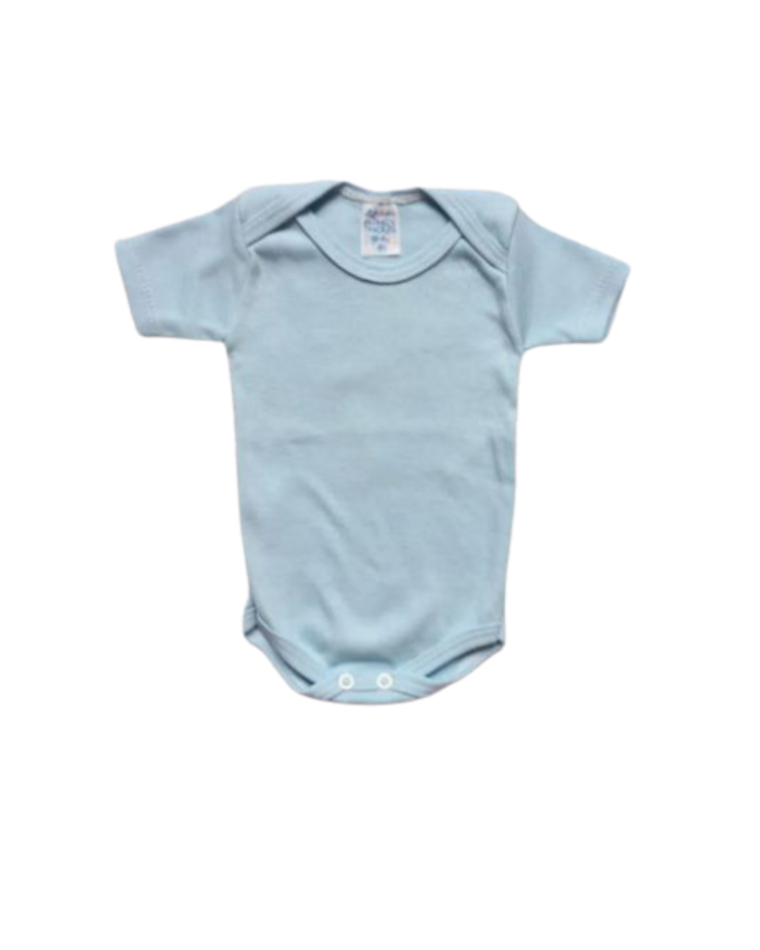 Body para bebê azul bebê manga curta