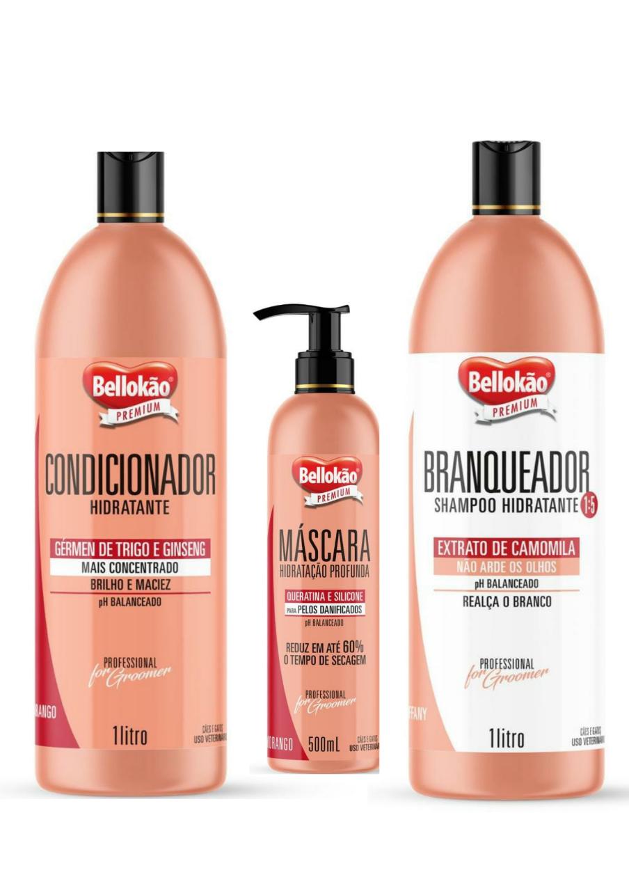 Combo Bellokão ( Shampoo+Cond+Hidratação)