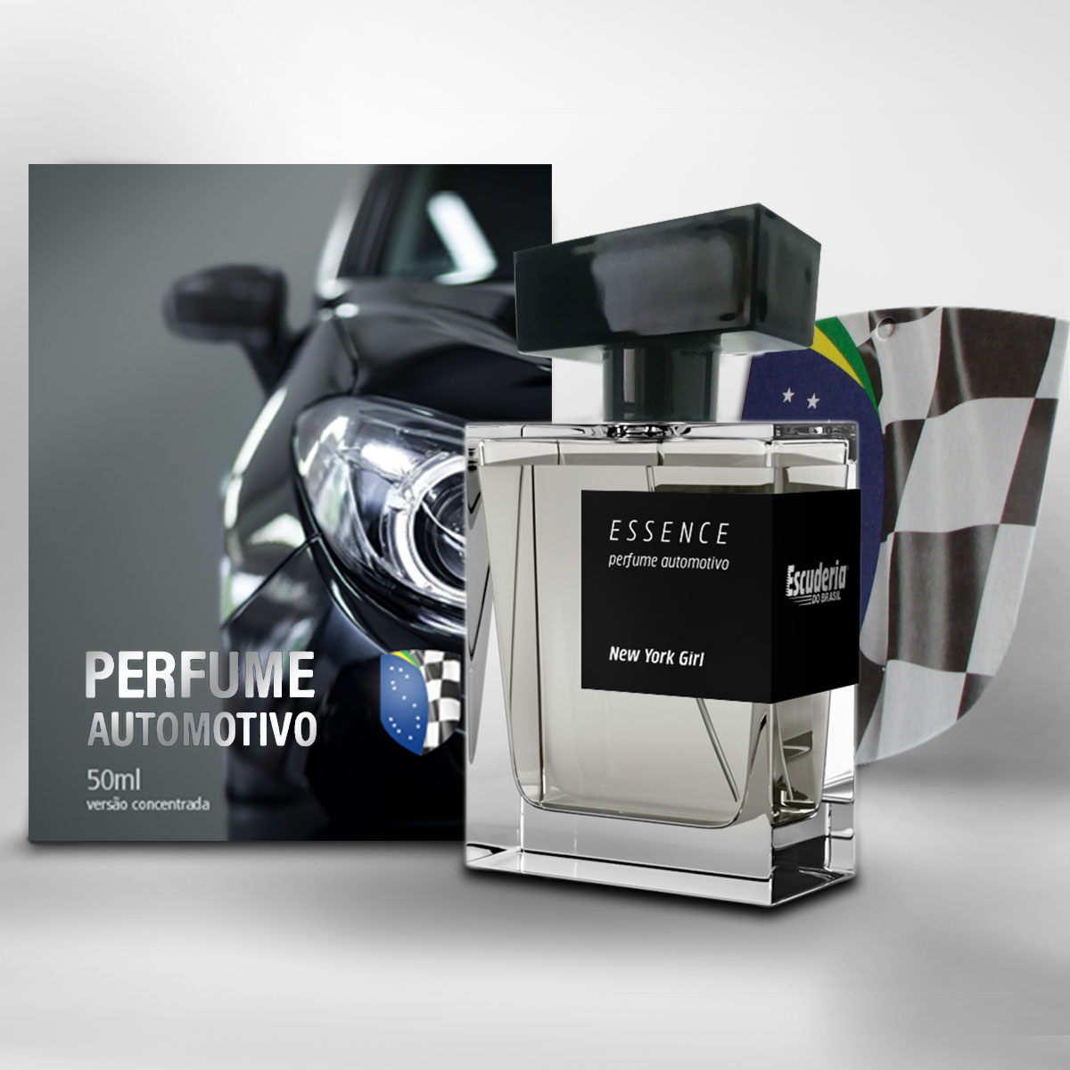 Perfume automotivo concentrado 50ml New York Girl - Escuderia do Brasil