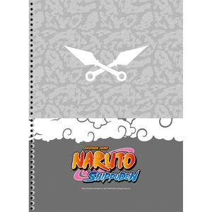 Caderno Espiral 1 Matéria Naruto 80 Folhas