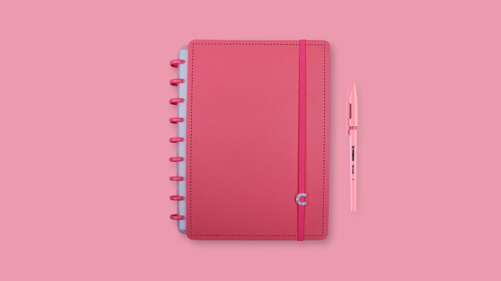 Caderno Inteligente Medio All Pink Cimd3097