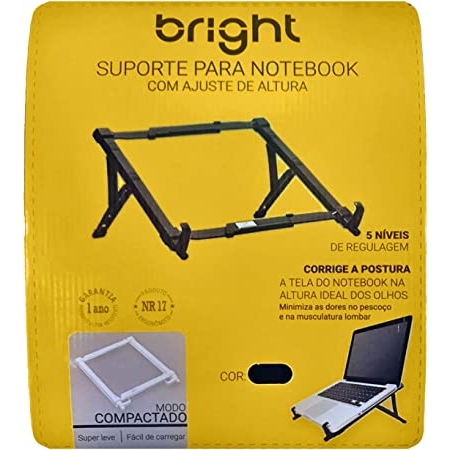 Suporte para Notebook Bright, Altura Ajustável - AC578
