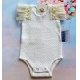 Body bebê tricot Dulce branco