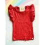 Cropped Emoção tricot vermelha Minilady