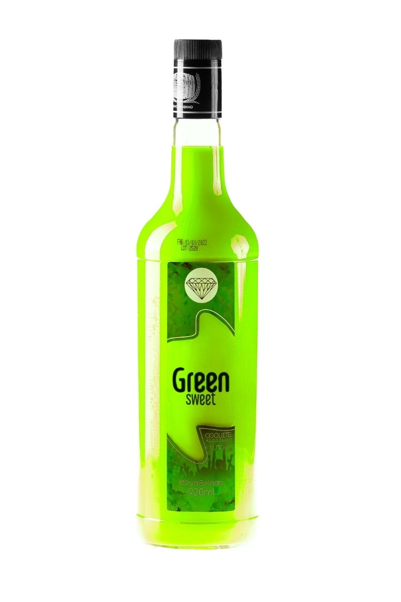 Coquetel Alcoólico Pinga Verde Drink Green Sweet 920ml