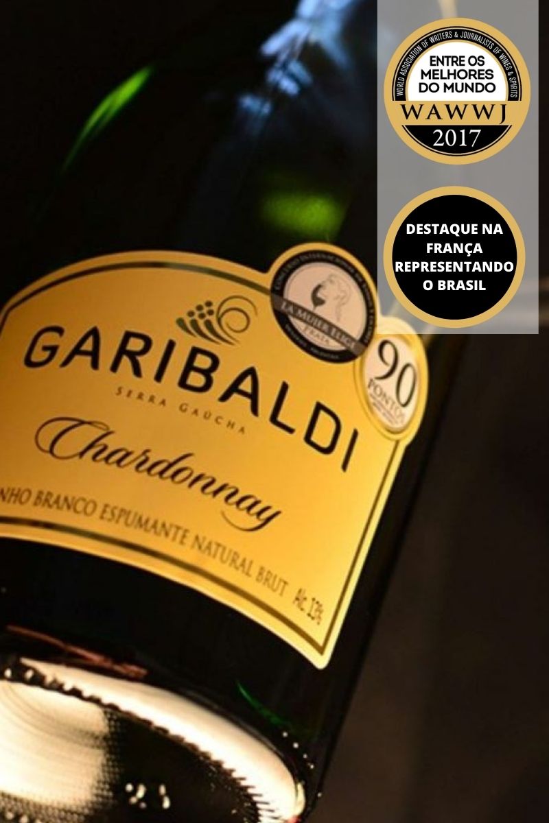 Espumante Brasileiro Branco Garibaldi Brut Chardonnay