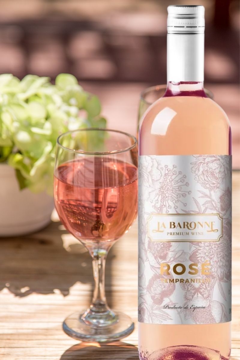 Vinho Rosé Espanhol La Baronne Tempranillo 2019