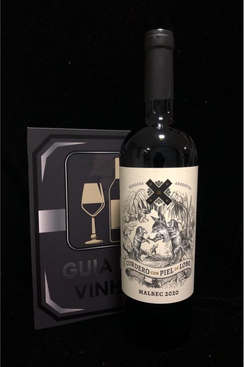 Vinho Tinto Argentino Cordero con Piel de Lobo Malbec 2020