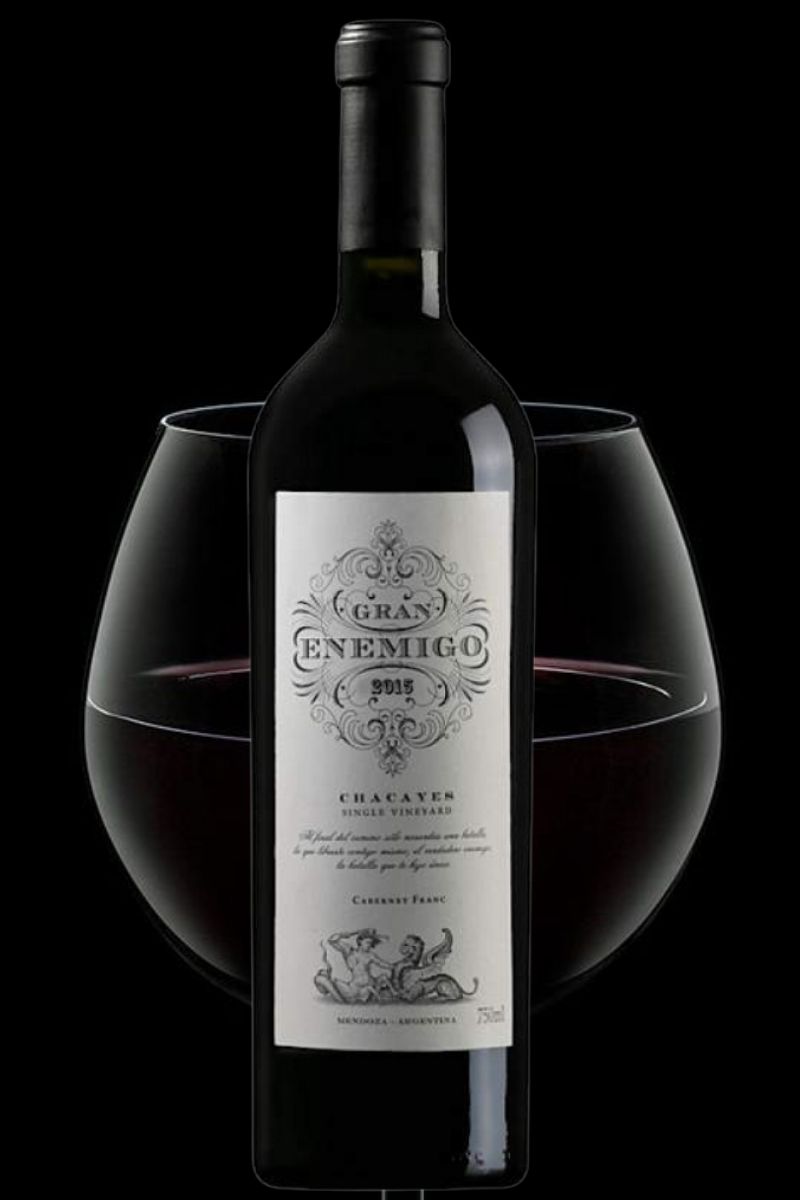 Vinho Tinto Argentino Gran Enemigo Chacayes Cabernet Franc 2016