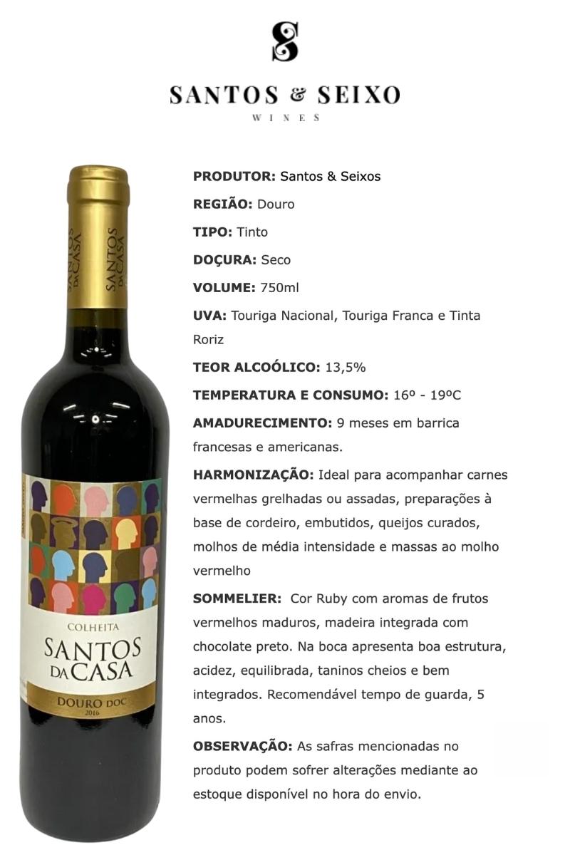 Vinho Tinto Português S&S Colheita Doc Douro 2016
