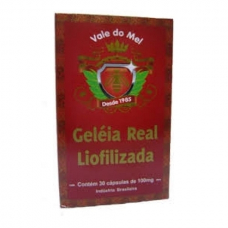 Geléia Real Liofilizada 30 cápsulas - VALE DO MEL