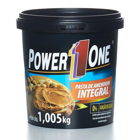 Pasta De Amendoim Tradicional Integral 1,005kg - Power One