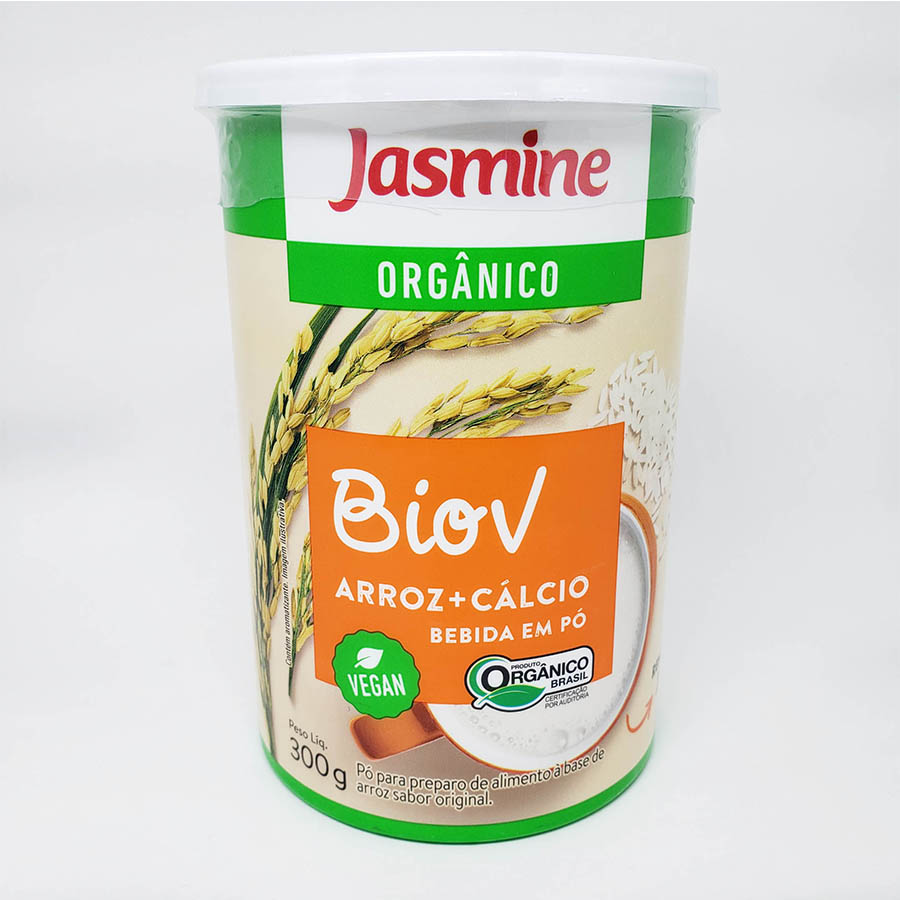 BioV Bebida de Arroz em Pó + Cálcio 300g - Jasmine