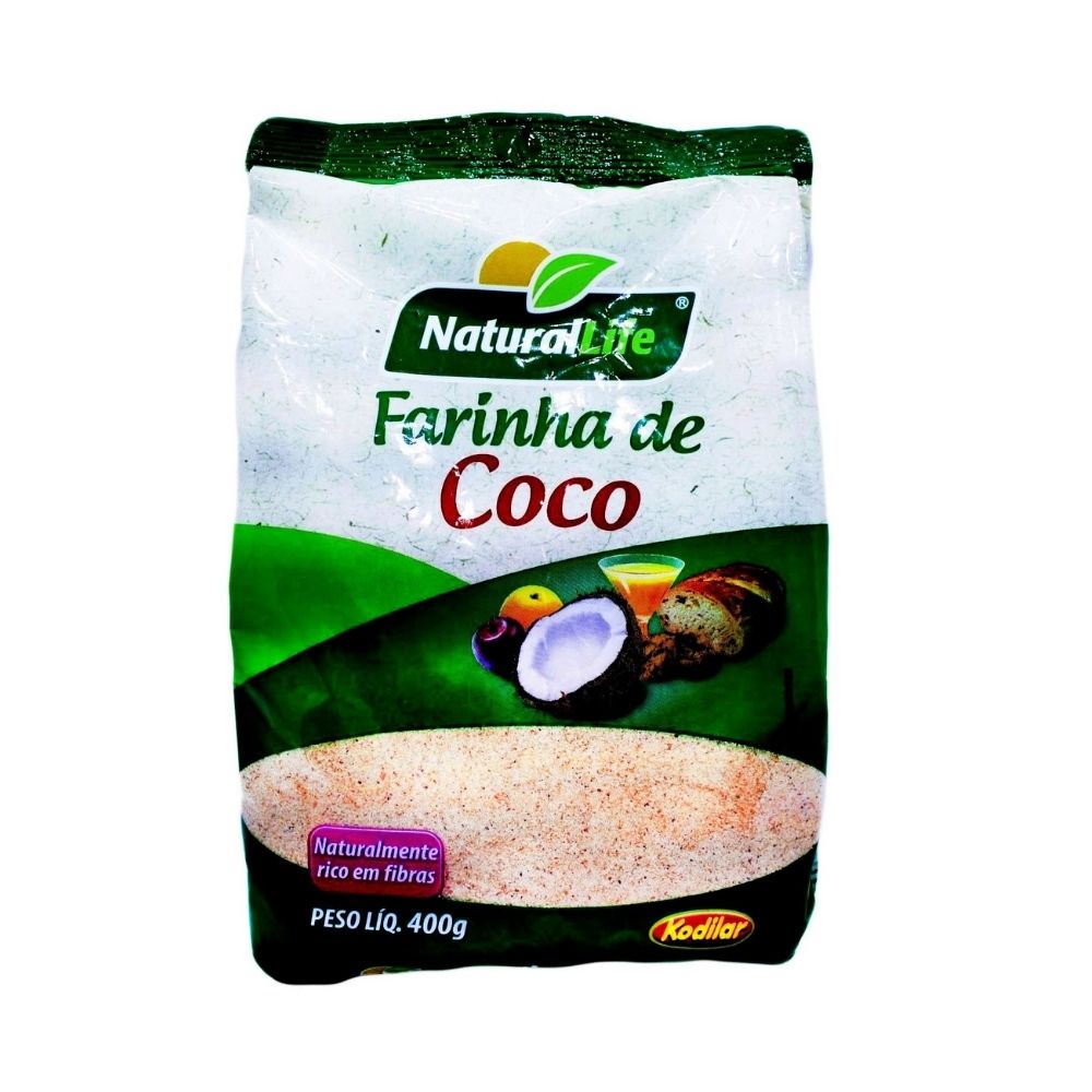 Farinha de Coco Natural Life 400g - KODILAR