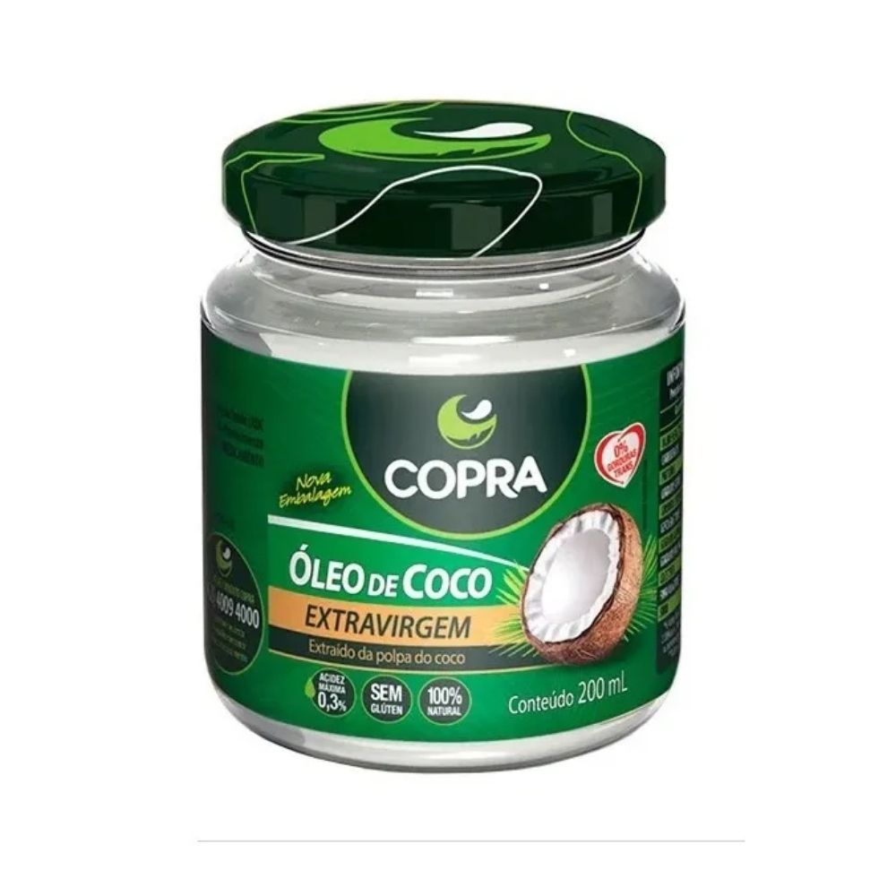 Óleo de Coco Extra Virgem 200ML - Copra