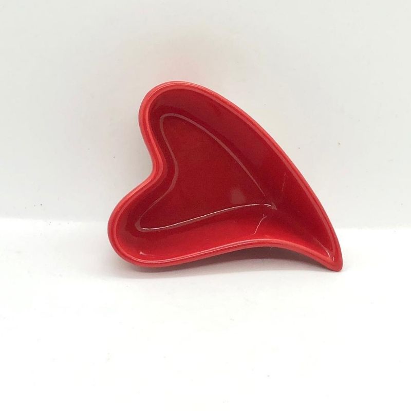 Pote formato coração design 90ml vermelho - Cód. FY5332