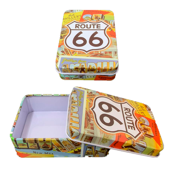 Caixa de Cigarros de Metal - Route 66  - Mr. Fumo