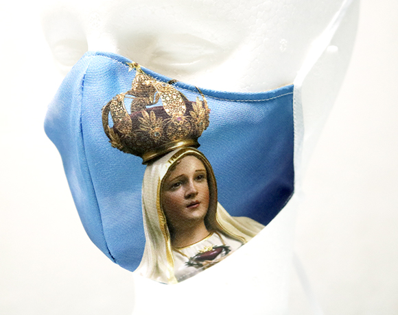 Máscara de Proteção Bico de Pato (EPI) - Imagem Nossa Senhora de Fátima