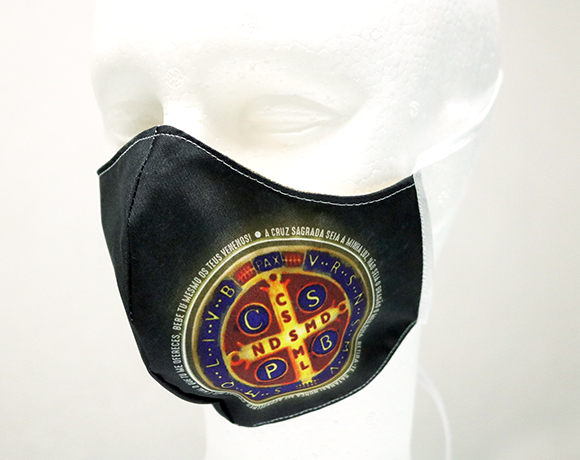 Máscara de Proteção Bico de Pato (EPI) - Medalha de São Bento