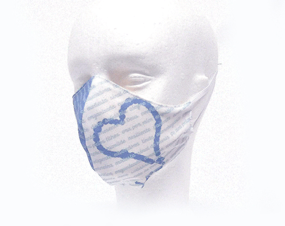 Máscara de Proteção Bico de Pato (EPI) - Valor de Mãe (Azul)