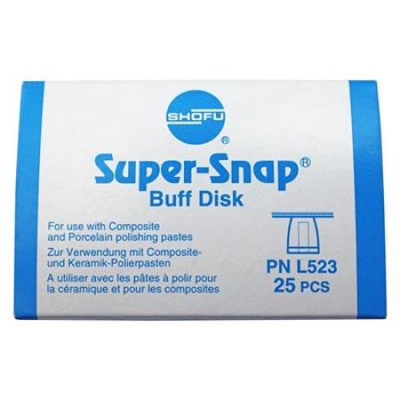 Disco Super-Snap Buff Disk & Buff Mini Disk - c/ 25 Unidades - SHOFU