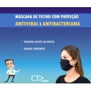 Máscara de Tecido com Proteção Antiviral e Antibacteriana - SPANSUL