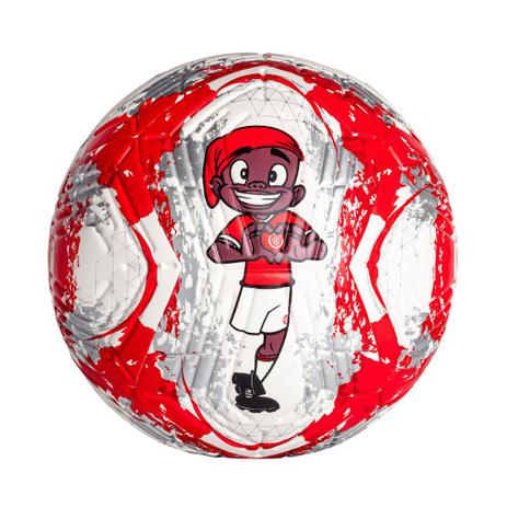 Bola de Futebol de Campo PVC N5 Vermelho/Branco